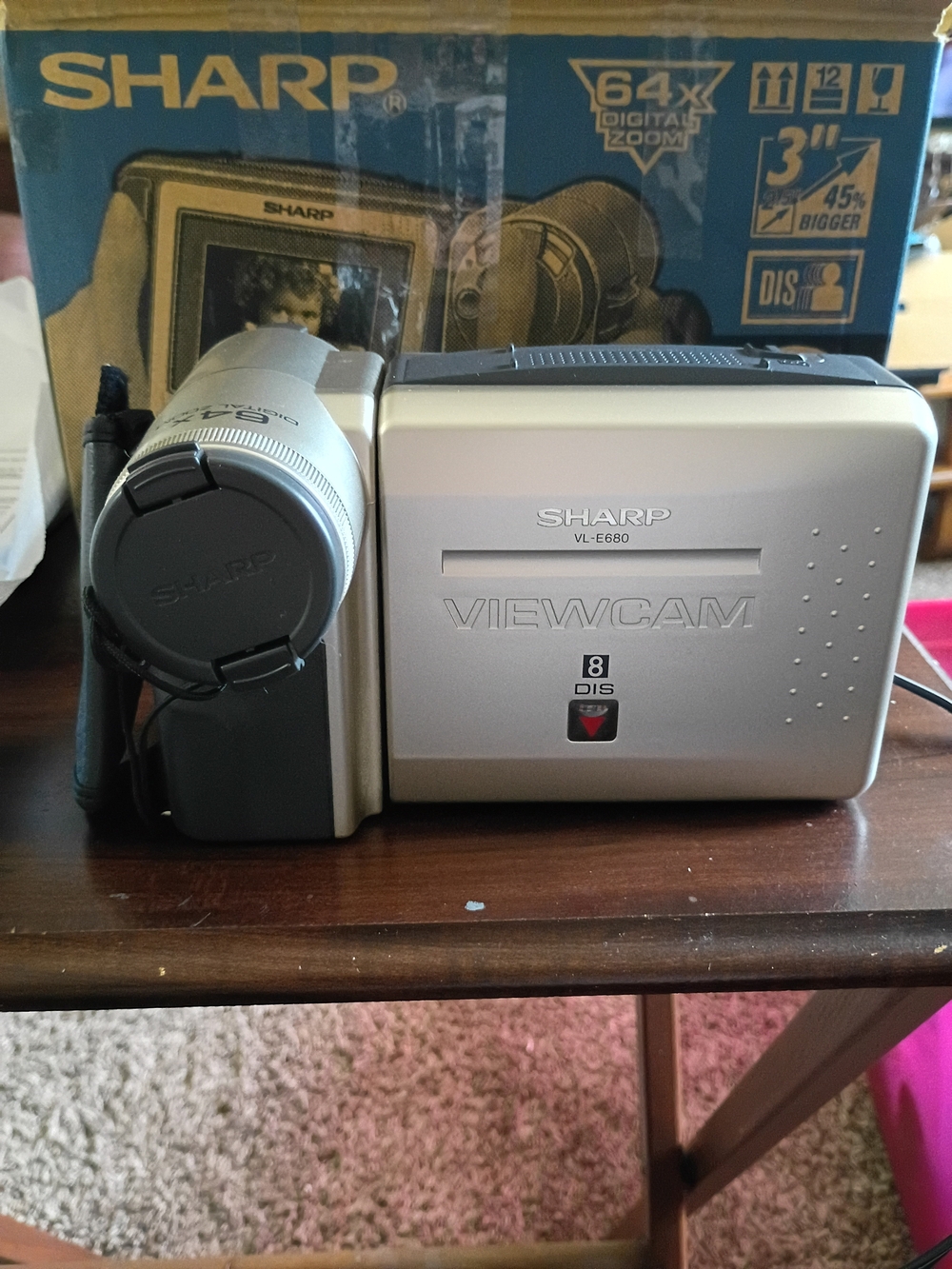 Sharp VIEWCAM VL-E680 Silver Camcorder